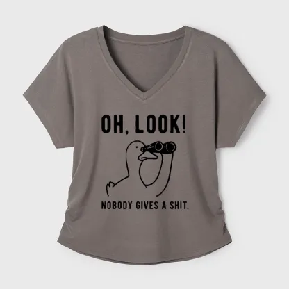 Tokyo-Tiger No One Cares About The Duck Modal Dolman Sleeve T-Shirt