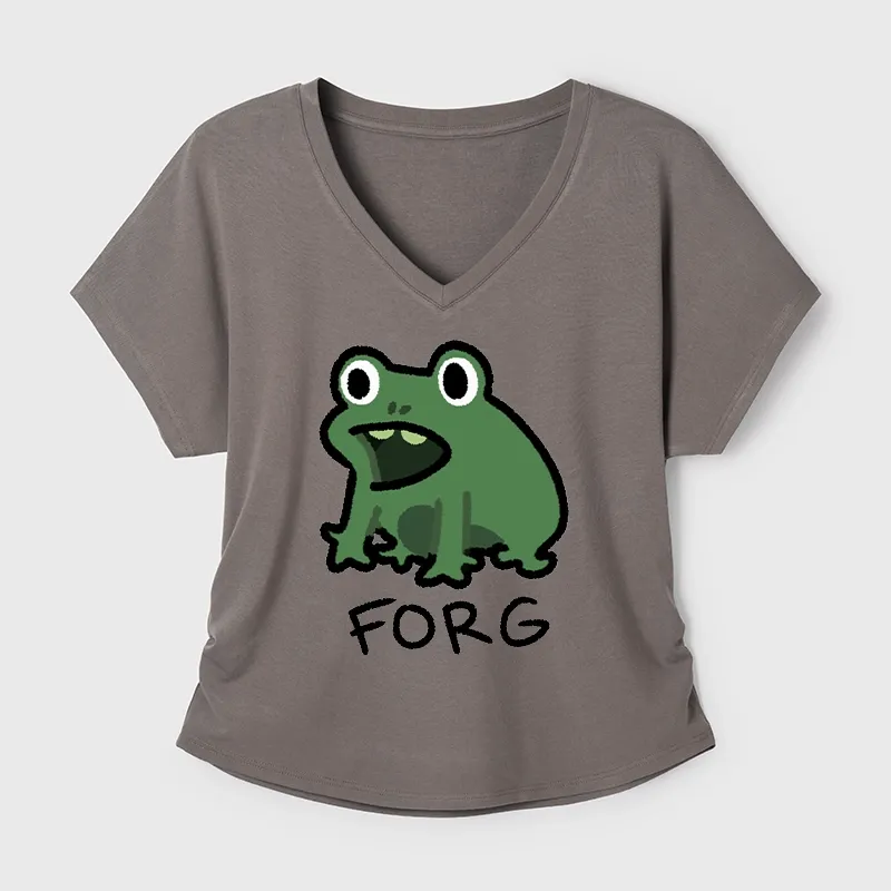 Tokyo-Tiger Funny Forg Japan Modal Dolman Sleeve T-Shirt Sale