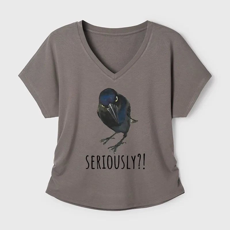 Tokyo-Tiger Raven's Question Modal Dolman Sleeve T-Shirt