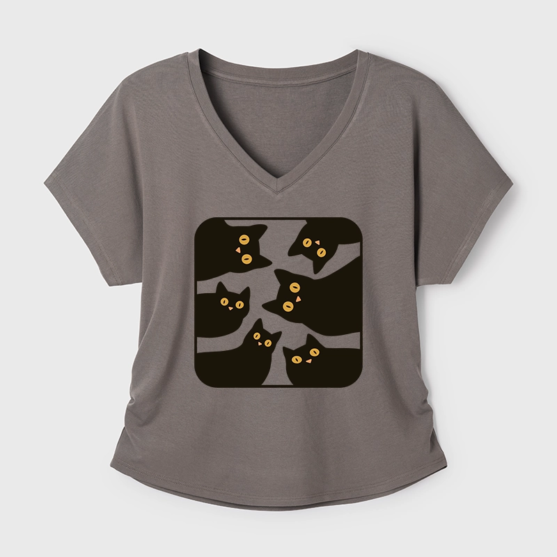 Tokyo-Tiger Cats Are Watching You Modal Dolman Sleeve T-Shirt