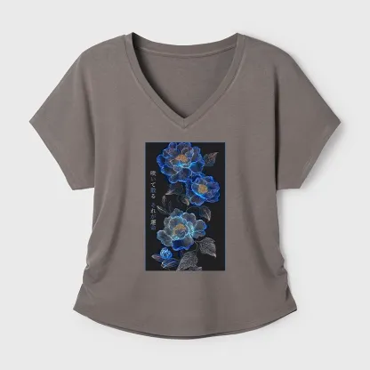 Tokyo-Tiger The Sea Of Flowers In The Darkness Modal Dolman Sleeve T-Shirt