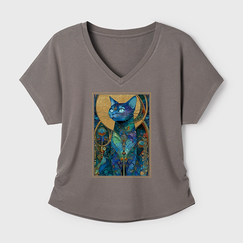 Tokyo-Tiger The Cat’s Plan To Rule Them All Modal Dolman Sleeve T-Shirt