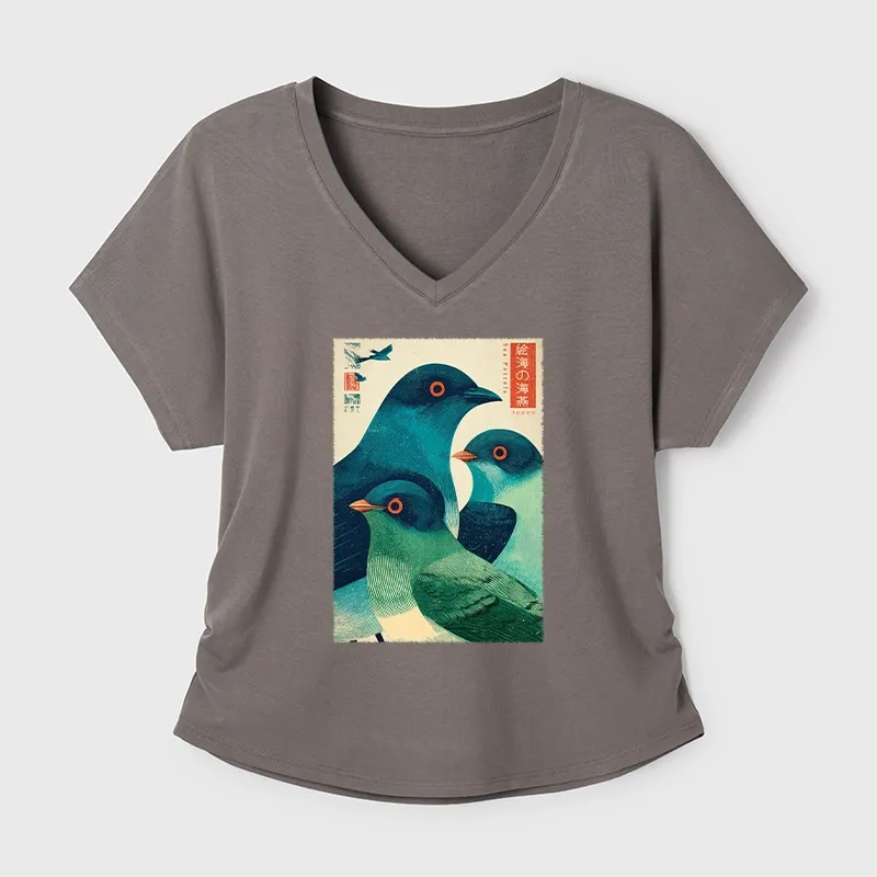 Tokyo-Tiger Petrels Of The Painted Sea Modal Dolman Sleeve T-Shirt