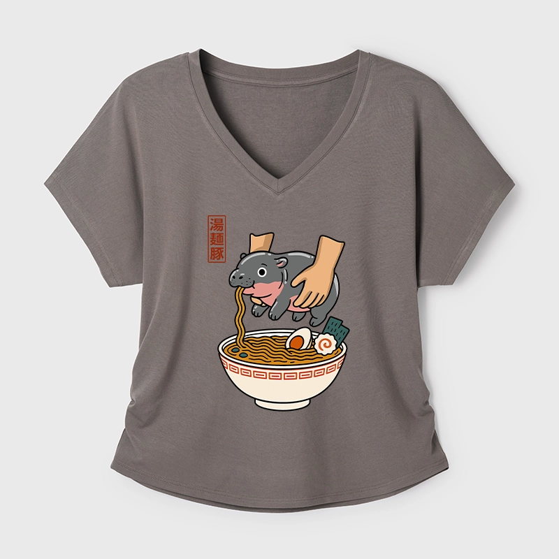 Tokyo-Tiger Noodles Got Me Modal Dolman Sleeve T-Shirt