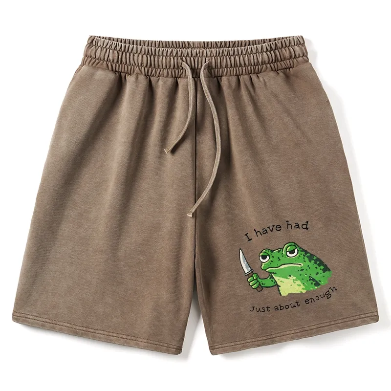 Tokyo-Tiger Impatient Frog Washed Shorts