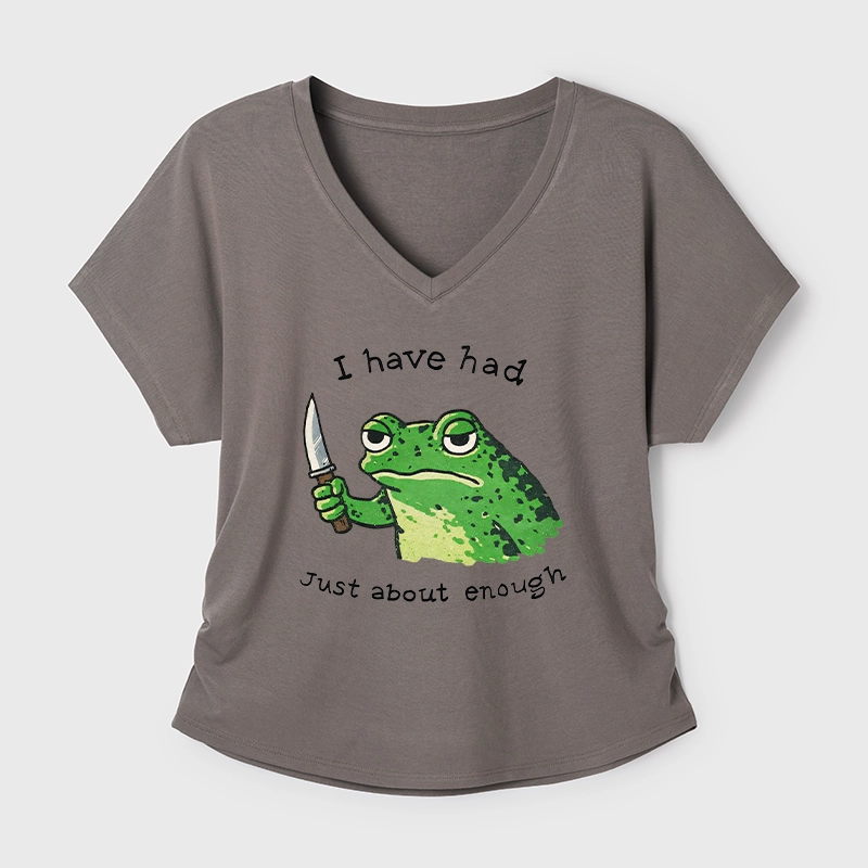 Tokyo-Tiger Impatient Frog Modal Dolman Sleeve T-Shirt