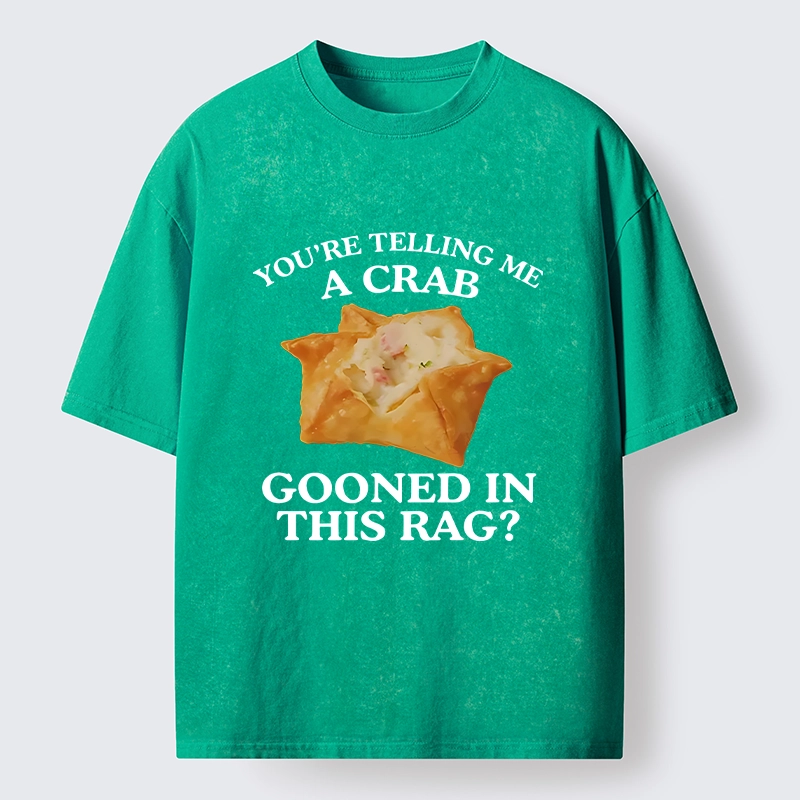 Tokyo-Tiger A Crab in a Crispy Wrap Washed T-Shirt