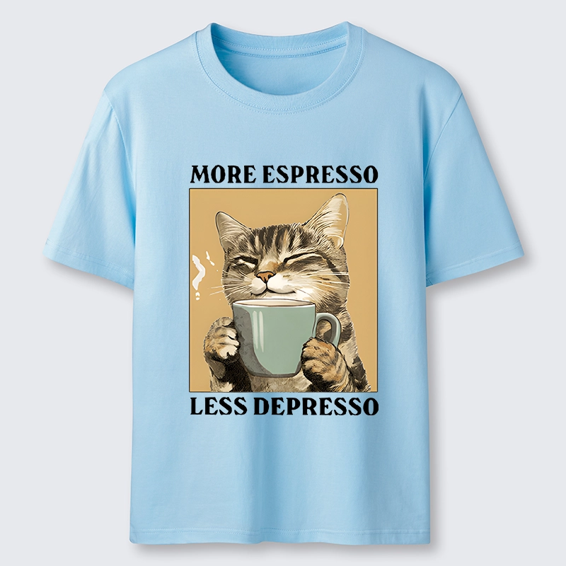 Tokyo-Tiger Cute Cat Drinking Coffee Classic T-Shirt