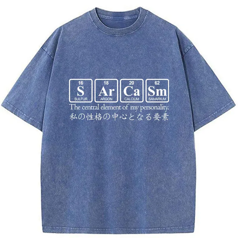 Tokyo-Tiger Sarcasm Funny Essential Washed T-Shirt