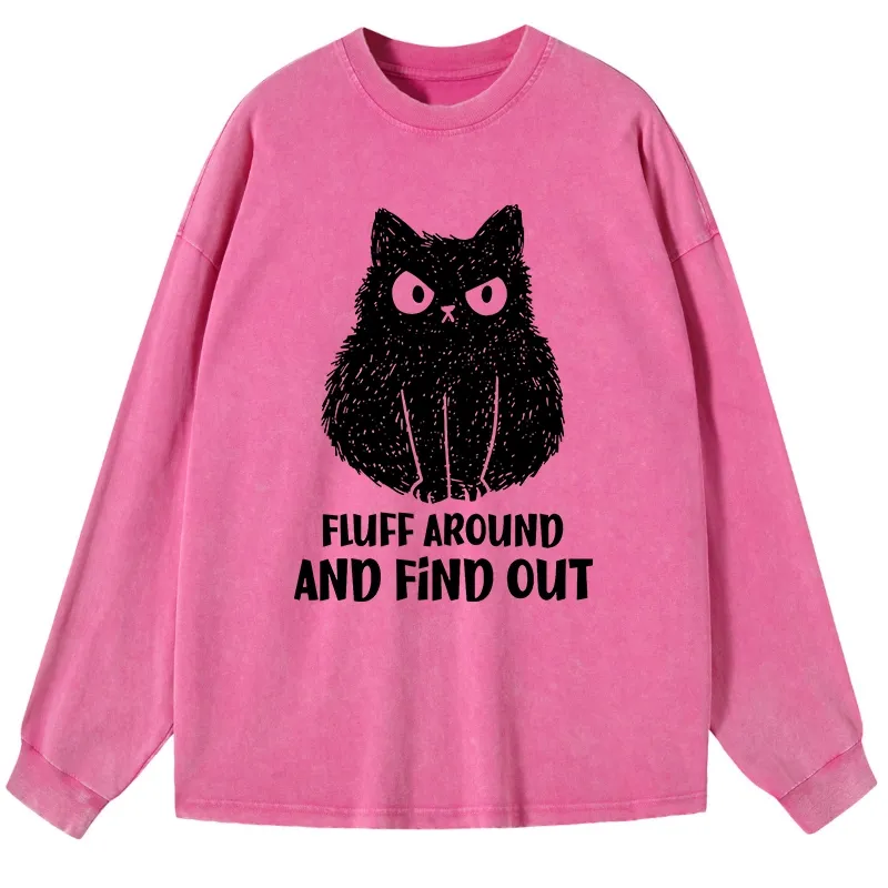 Tokyo-Tiger Consequences Of Fooling Around Washed Long Sleeve T-Shirt