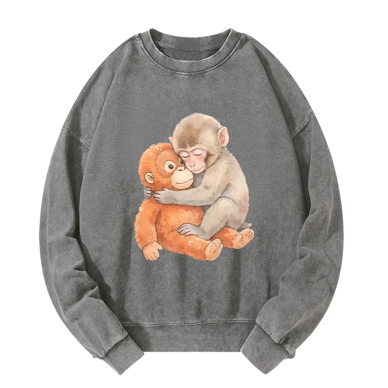 Tokyo-Tiger Poor Punch Washed Sweatshirt