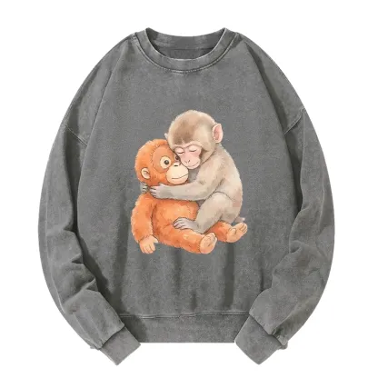 Tokyo-Tiger Poor Punch Washed Sweatshirt