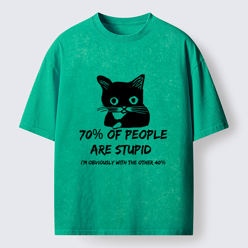 Tokyo-Tiger Opinionated Funny Washed T-Shirt