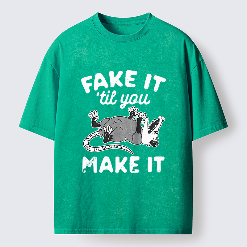 Tokyo-Tiger Pretending To Die Washed T-Shirt