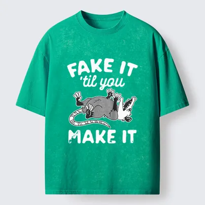 Tokyo-Tiger Pretending To Die Washed T-Shirt