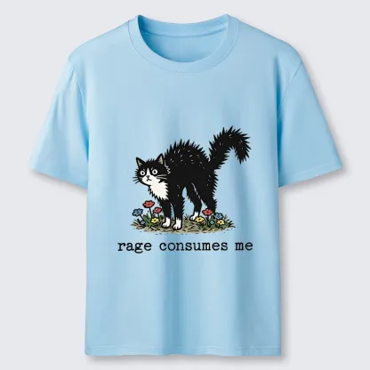 Tokyo-Tiger Angry Tuxedo Cat Classic T-Shirt