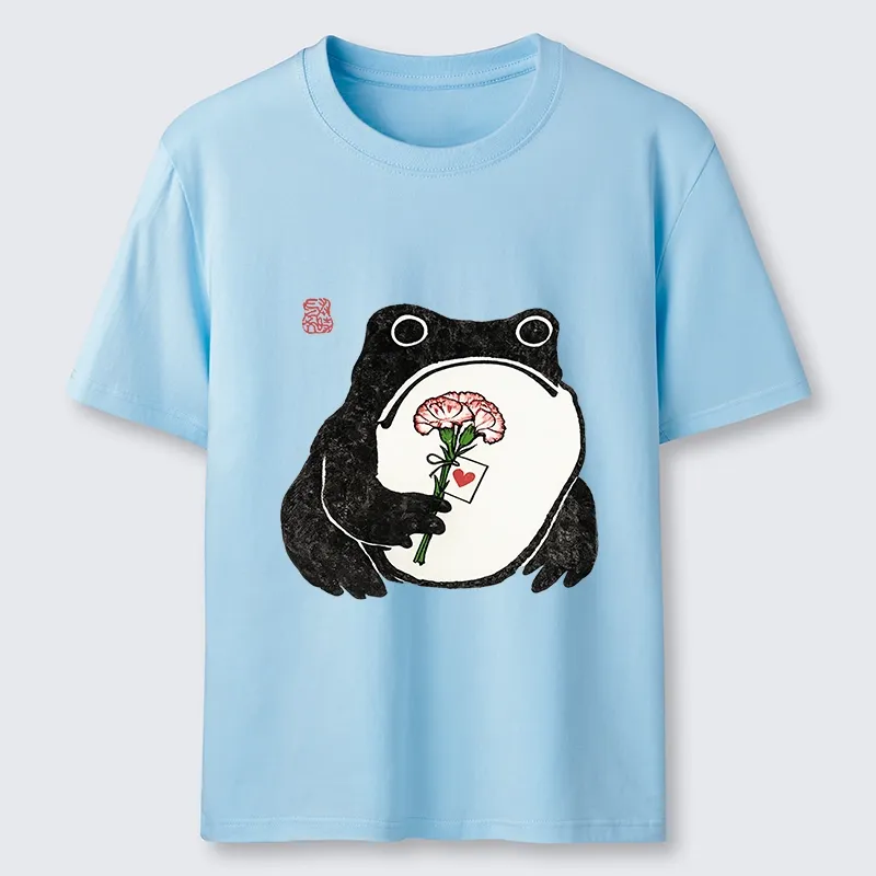 Tokyo-Tiger The Frog Holding A Carnation Classic T-Shirt