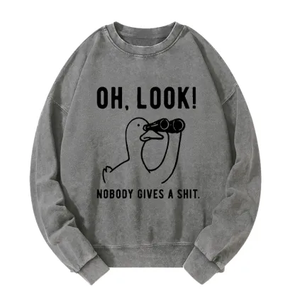 Tokyo-Tiger No One Cares About The Duck Washed Sweatshirt