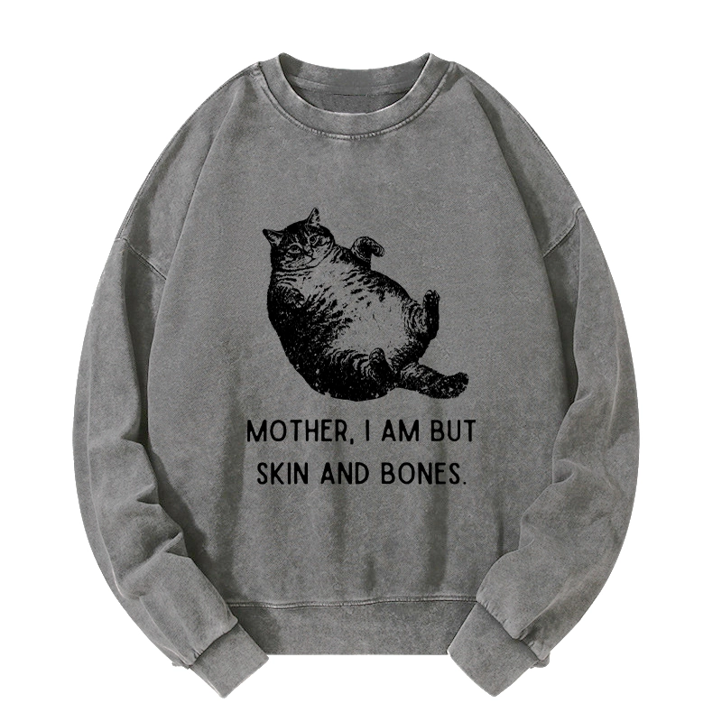 Tokyo-Tiger Overweight Cat And Its Doting Owner Washed Sweatshirt