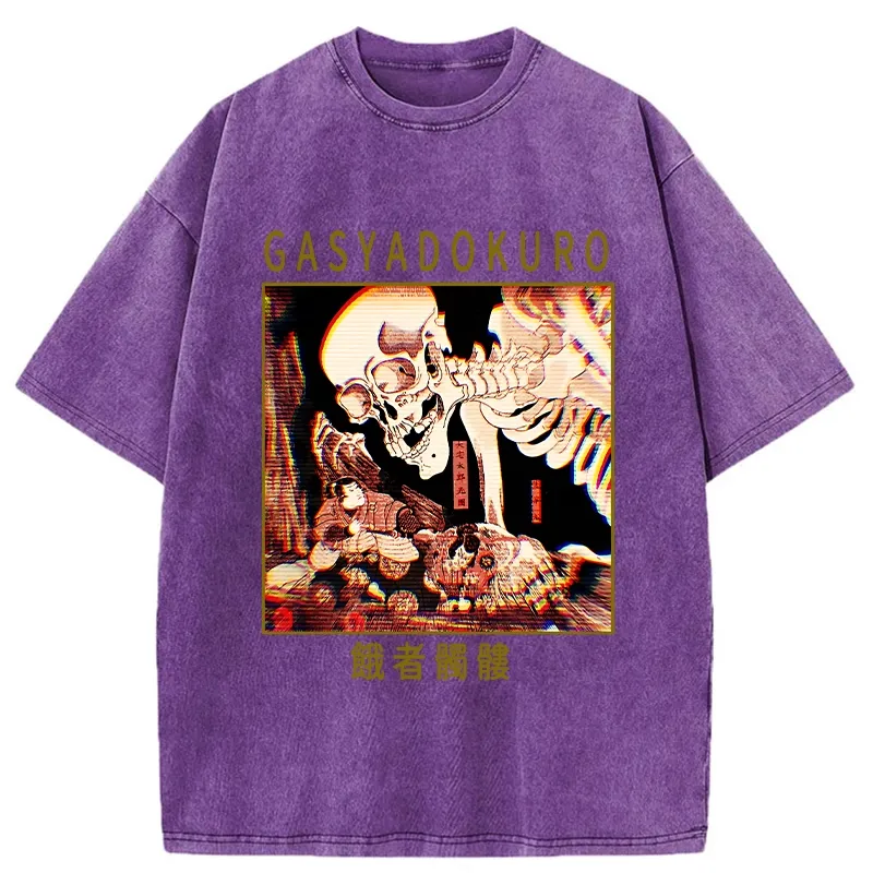 Tokyo-Tiger Hungry Skeleton Washed T-Shirt