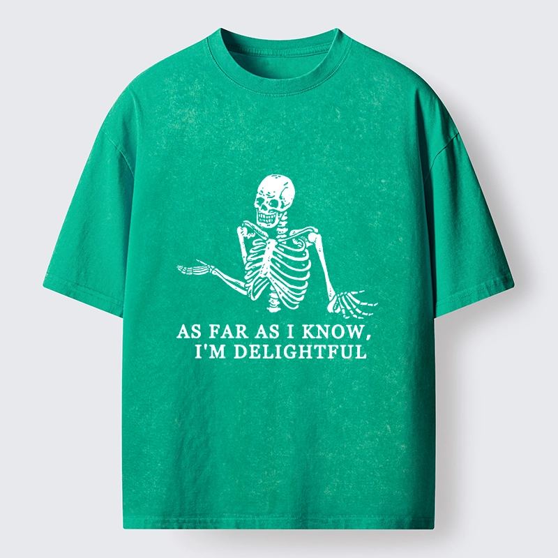 Tokyo-Tiger As Far As Bones Know Washed T-Shirt