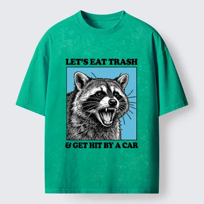 Tokyo-Tiger Raccoon Rebellion Washed T-Shirt