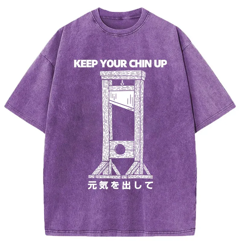 Tokyo-Tiger Keep Your Chin Up Washed T-Shirt