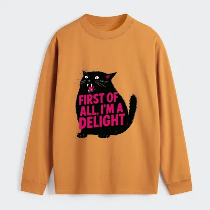 Tokyo-Tiger Roaring Black Cat Classic Long Sleeve T-Shirt