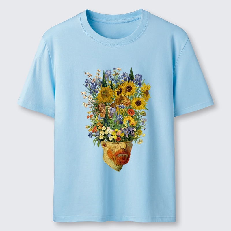 Tokyo-Tiger Van Gogh's Blooming Flowers Classic T-Shirt