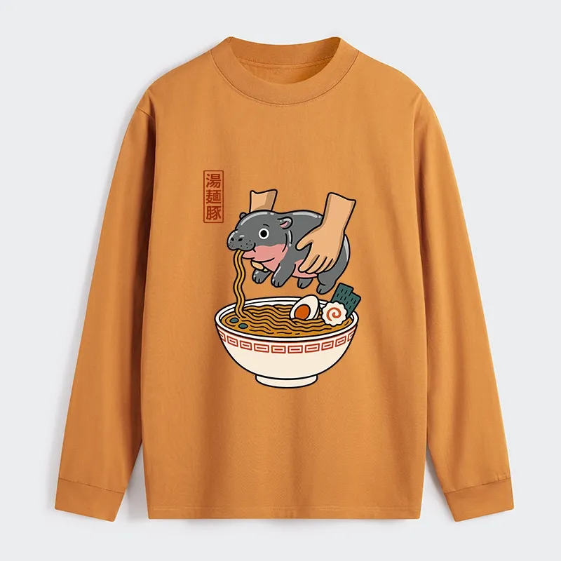 Tokyo-Tiger Noodles Got Me Classic Long Sleeve T-Shirt