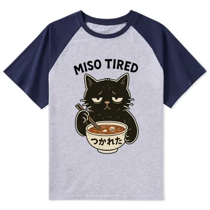 Tokyo-Tiger I’m So Tired Raglan T-shirt