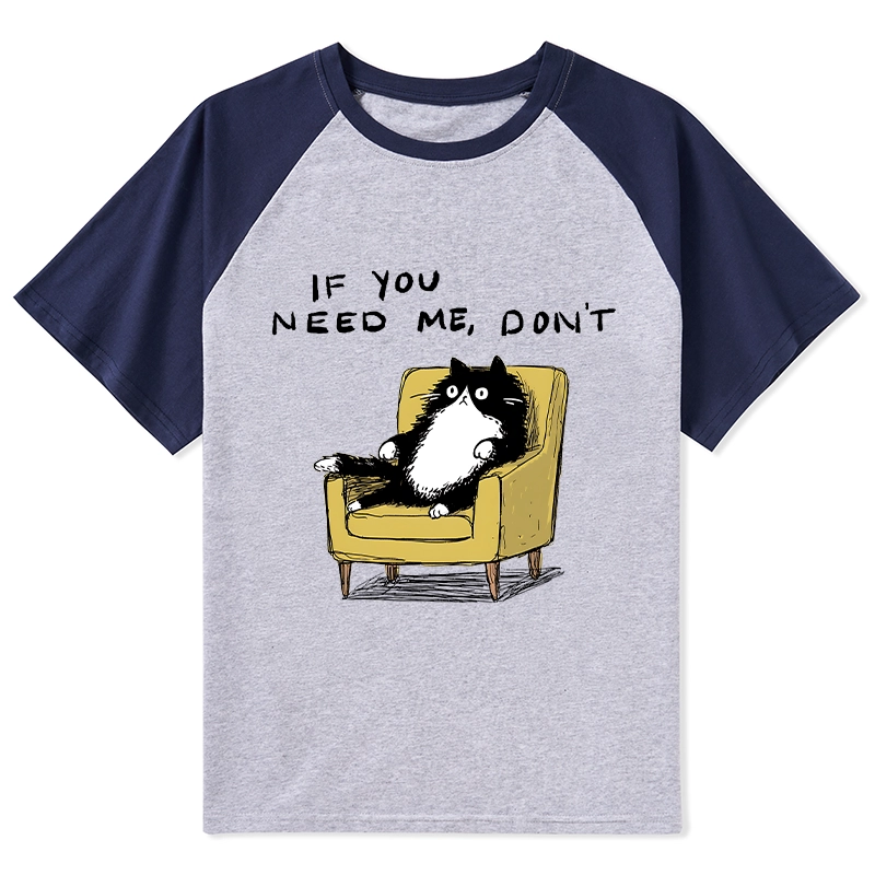 Tokyo-Tiger Unavailable Cat Raglan T-shirt