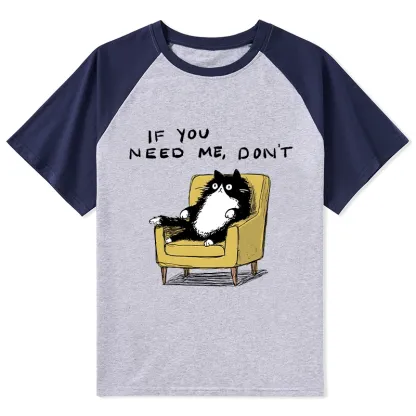 Tokyo-Tiger Unavailable Cat Raglan T-shirt