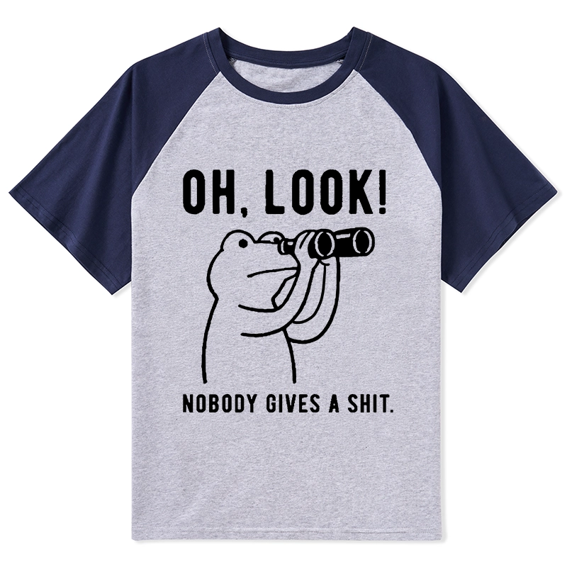 Tokyo-Tiger Frog of Indifference Raglan T-shirt