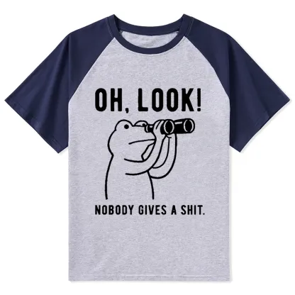 Tokyo-Tiger Frog of Indifference Raglan T-shirt