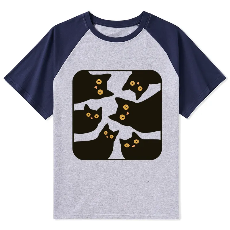 Tokyo-Tiger Cats Are Watching You Raglan T-shirt Sale