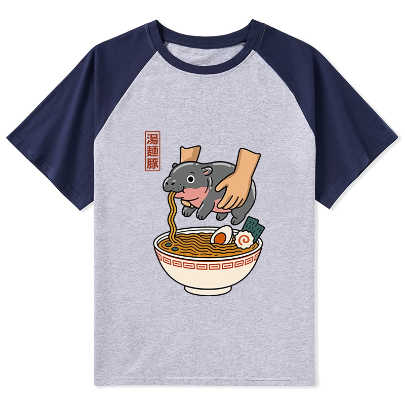 Tokyo-Tiger Noodles Got Me Raglan T-shirt