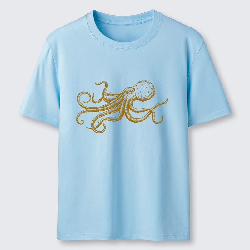 Tokyo-Tiger Vintage Octopus Illustration Art Classic T-Shirt