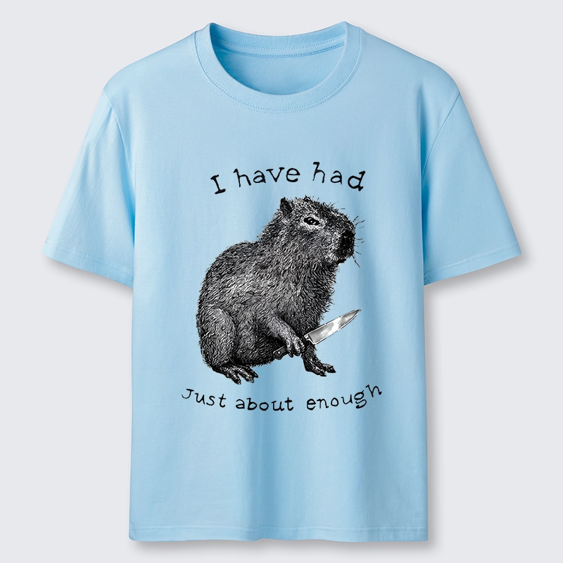 Tokyo-Tiger Capybara With A Knife Classic T-Shirt