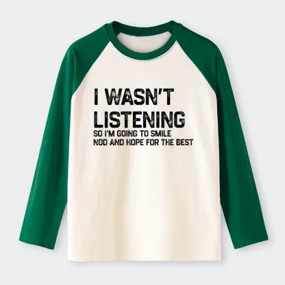 Tokyo-Tiger Indifferent To Everything Raglan Long Sleeve T-shirt