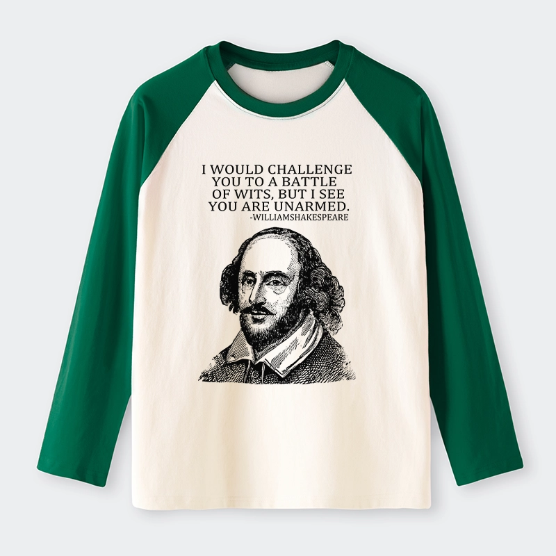 Tokyo-Tiger Your Intelligence Is Inferior To Mine Raglan Long Sleeve T-shirt