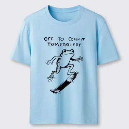 Tokyo-Tiger Playful Frog Skateboarding Classic T-Shirt