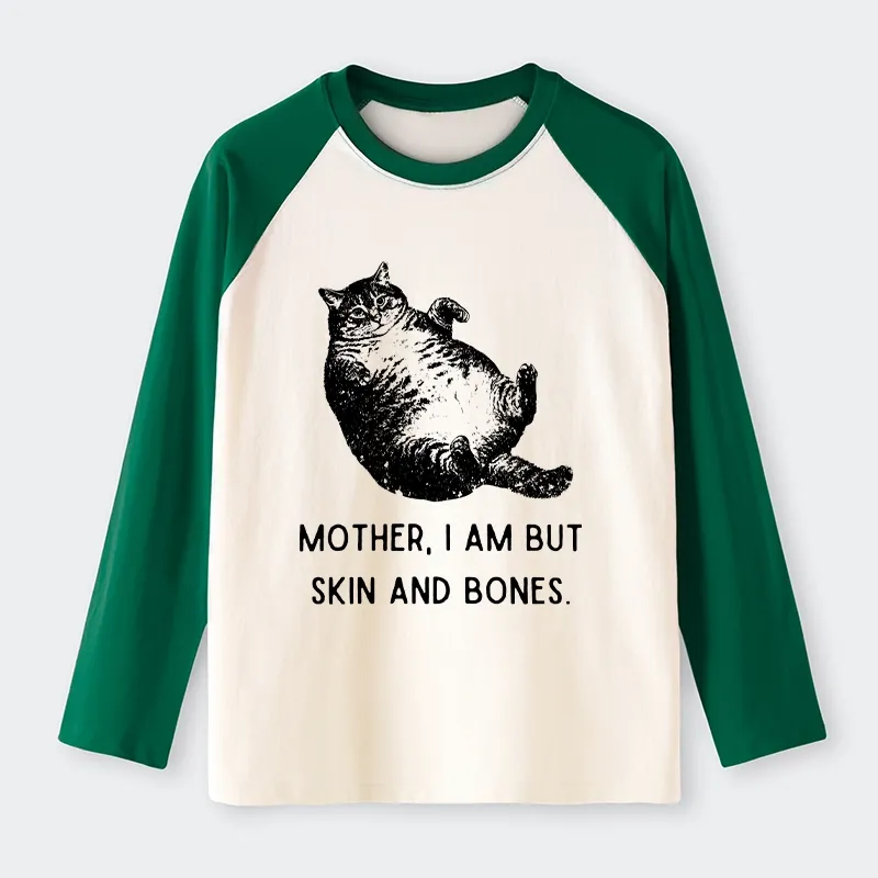 Tokyo-Tiger Overweight Cat And Its Doting Owner Raglan Long Sleeve T-shirt