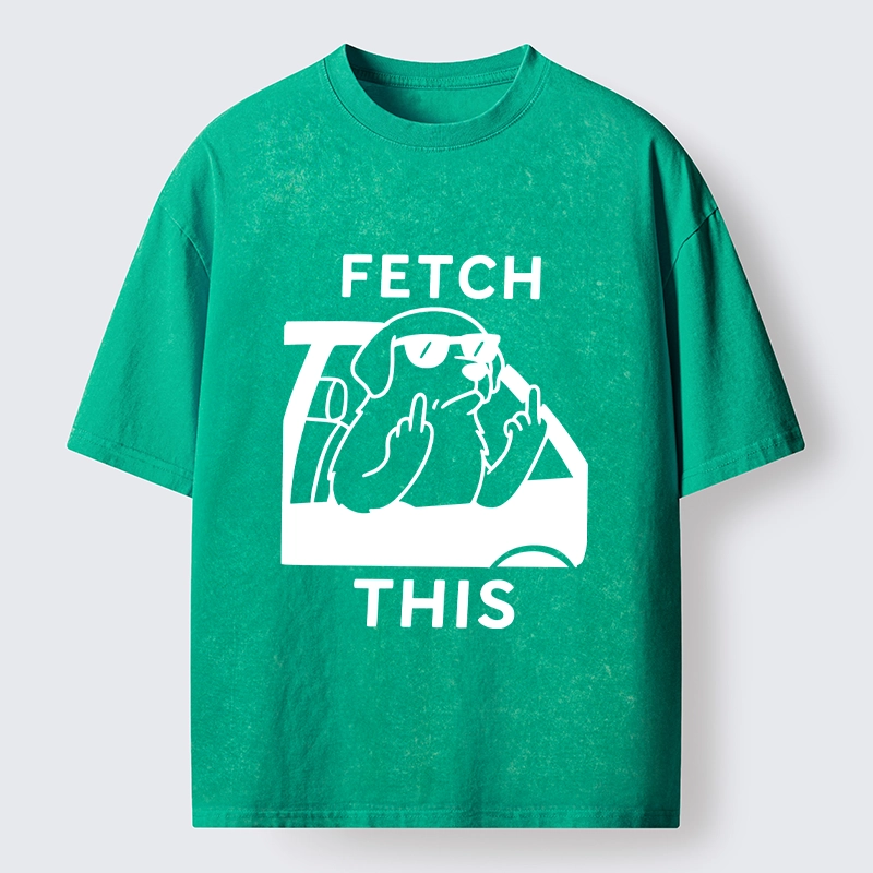 Tokyo-Tiger Sassy Dog With Sunglasses Washed T-Shirt