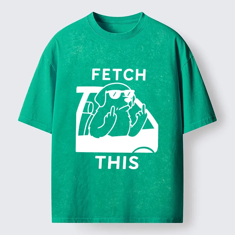 Tokyo-Tiger Sassy Dog With Sunglasses Washed T-Shirt