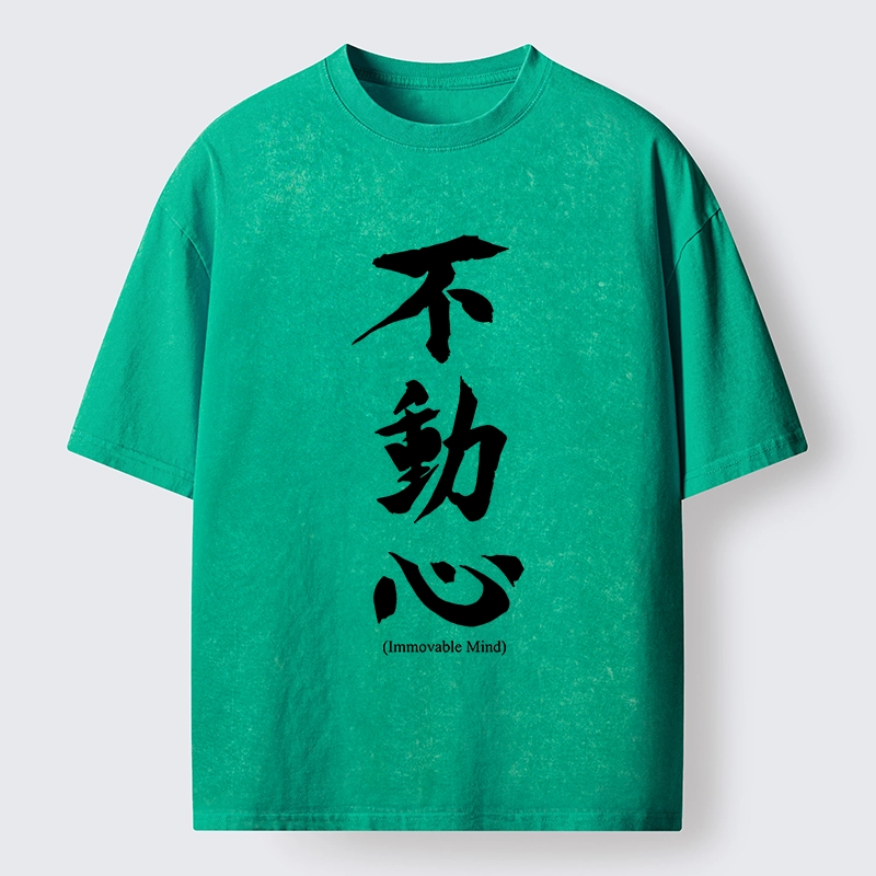 Tokyo-Tiger Fudoshin Art Of Calm Mind Washed T-Shirt