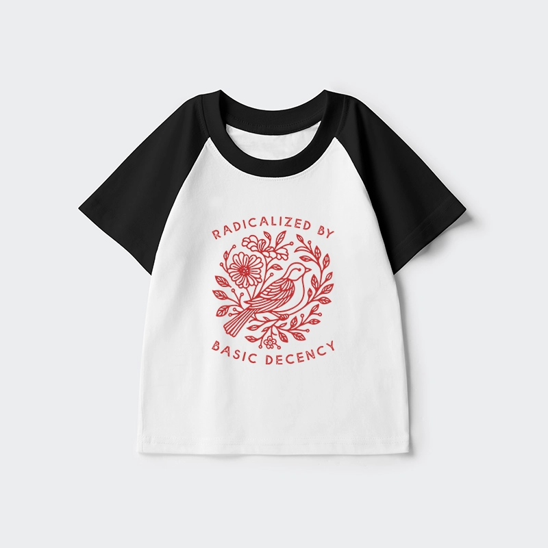 Tokyo-Tiger Pigeon That Was Moved Kids Raglan T-shirt