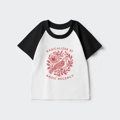 Tokyo-Tiger Pigeon That Was Moved Kids Raglan T-shirt