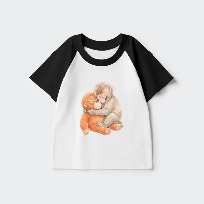 Tokyo-Tiger Poor Punch Kids Raglan T-shirt