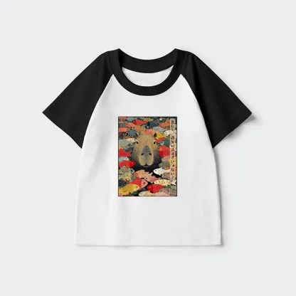 Tokyo-Tiger Am I Too Lovable? Kids Raglan T-shirt